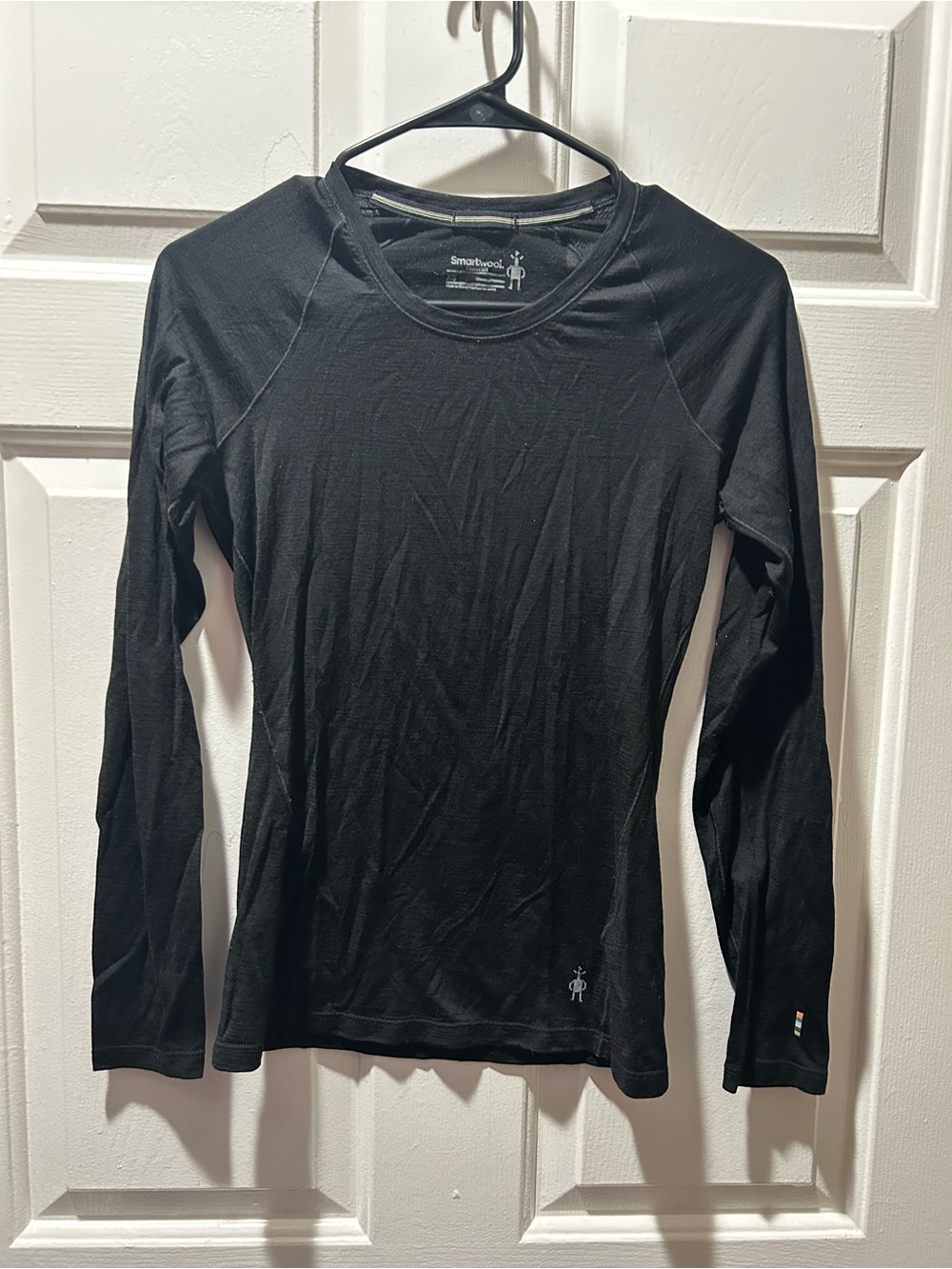 Smartwool Women's Classic All Season Black Long Sleeve Merino Base Layer Size XS